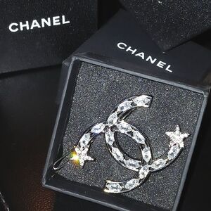 CHANEL Crystal Hair Pin I Never Used It Needs A New Owner - Authentic